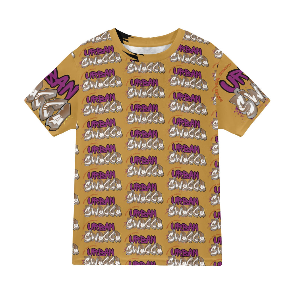 Urban SWAGGA CINNAMON New All Over Print T-shirt for Men (Model T45)