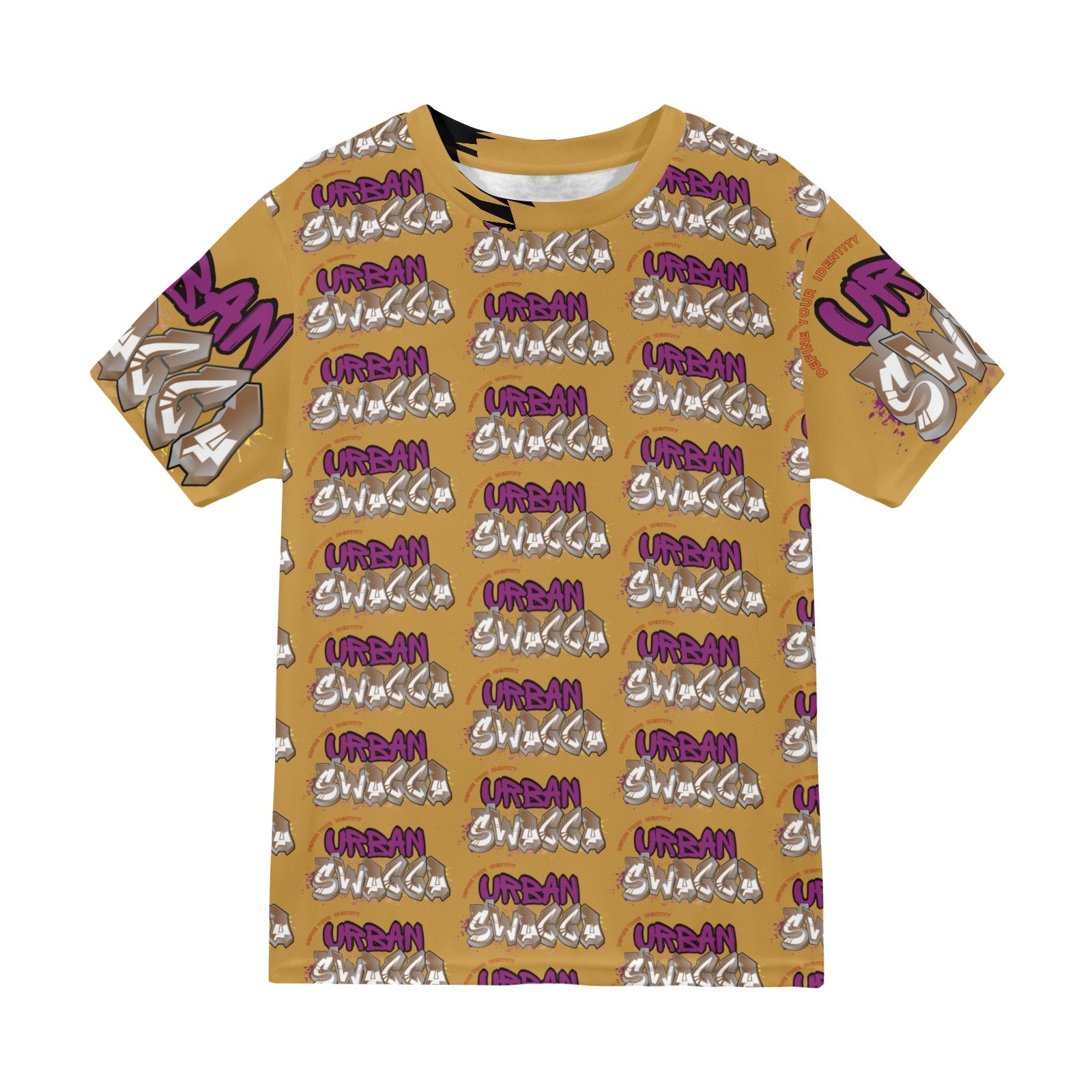 Urban SWAGGA CINNAMON New All Over Print T-shirt for Men (Model T45)