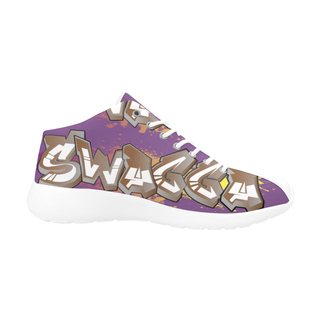 Final SWAGGA LOGOMENS PURPLE Men's Basketball Training Shoes (Model 47502)