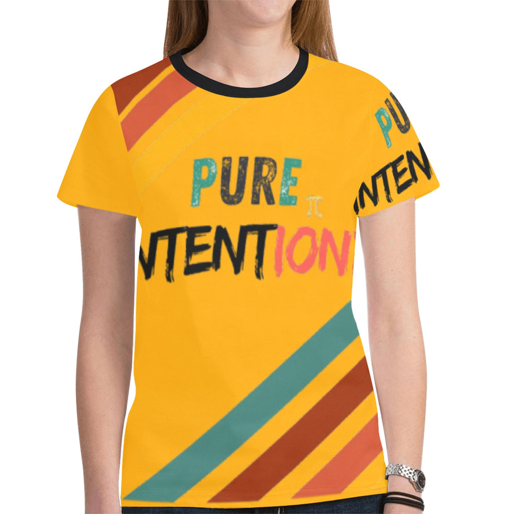 Multi UR INTENT New All Over Print T-shirt for Women (Model T45)